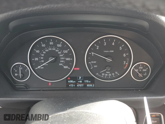 2017 BMW 3 Series 320i with VIN WBA8E1G31HNU16774, listed as a Copart auction lot 48510994 with 47,677 mi miles and Salvage Title. Bid and sale history available at carsss.com. Image 9.