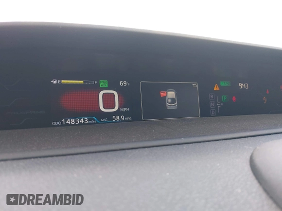 2017 Toyota Prius Plus with VIN JTDKARFP5H3061952, listed as a IAAI auction lot 42217235 with 148,343 mi miles and . Bid and sale history available at DreamBid. Image 16.