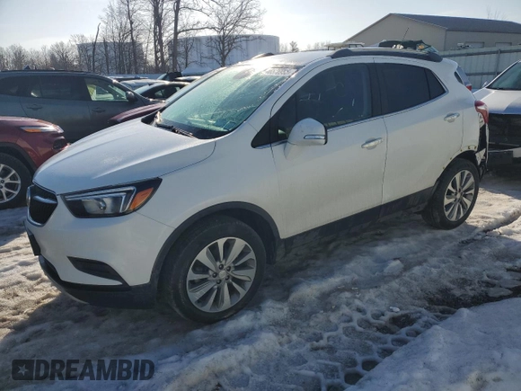 2018 Buick Encore Preferred with VIN KL4CJESB5JB636127, listed as a Copart auction lot 46576905 with 88,486 mi miles and Salvage Title. Bid and sale history available at carsss.com. Image 1.