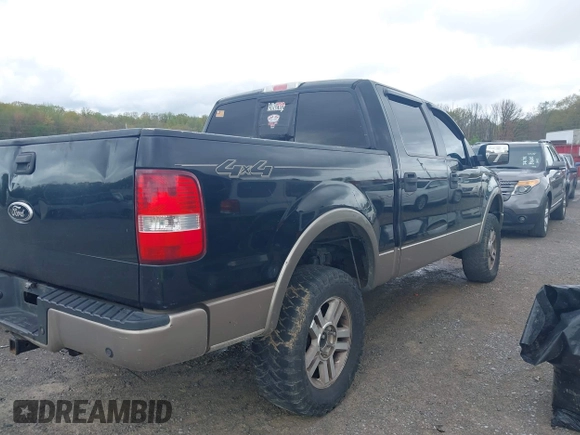 2006 Ford F-150 XLT with VIN 1FTPW14V76KD95056, listed as a IAAI auction lot 41929427 with 225,030 mi miles. Bid and sale history available at carsss.com. Image 4.
