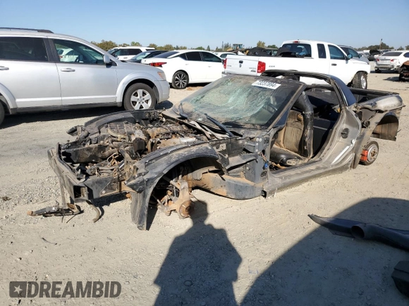 2002 Chevrolet Corvette with VIN 1G1YY22G725121172, listed as a Copart auction lot 73237894 with 0 mi miles and Salvage Title. Bid and sale history available at carsss.com. Image 1.