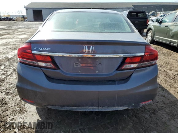 2015 Honda Civic Sedan LX with VIN 19XFB2F57FE105119, listed as a Copart auction lot 49990185 with 174,376 mi miles and Clean Title. Bid and sale history available at carsss.com. Image 6.