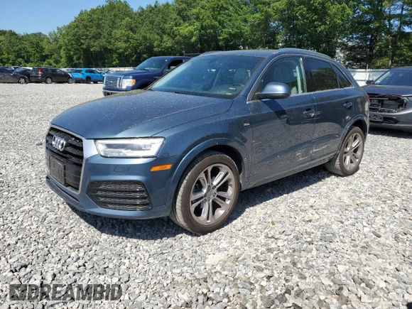 2017 Audi Q3 Prestige with VIN WA1GCCFS7HR007531, listed as a Copart auction lot 62000965 with 72,841 mi miles and Salvage title. Bid and sale history available at DreamBid. Image 1.