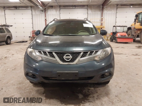 2013 Nissan Murano SV with VIN JN8AZ1MWXDW301929, listed as a IAAI auction lot 41127659 with 187,879 mi miles. Bid and sale history available at carsss.com. Image 12.