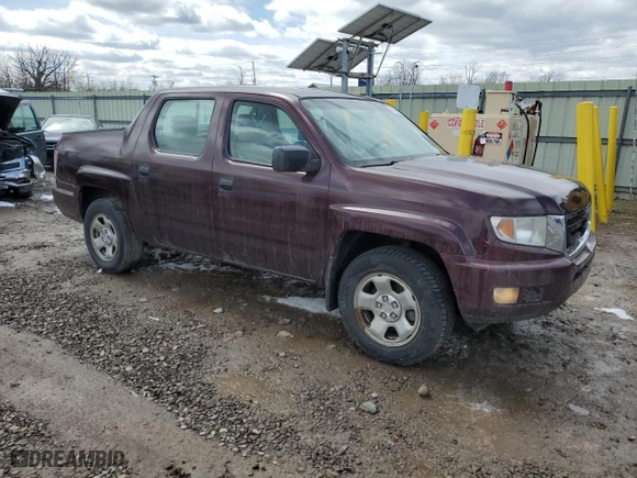2010 Honda Ridgeline RT with VIN 5FPYK1F23AB008602, listed as a Copart auction lot 52180695 with 144,878 mi miles and Salvage Title. Bid and sale history available at carsss.com. Image 4.