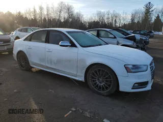 2013 Audi S4 Premium with VIN WAUFGCFL6DA202685, listed as a Copart auction lot 47861695 with 171,300 mi miles and Salvage Title. Bid and sale history available at carsss.com. Image 4.