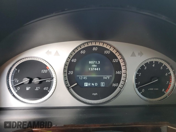 2012 Mercedes-Benz GLK 350 with VIN WDCGG8HB5CF772195, listed as a Copart auction lot 68987184 with 137,441 mi miles and Salvage Title. Bid and sale history available at DreamBid. Image 9.