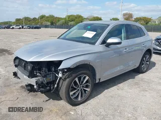 2024 Audi Q5 S line Premium with VIN WA1GAAFY9R2140669, listed as a IAAI auction lot 42092210 with 4,326 mi miles and . Bid and sale history available at DreamBid. Image 2.