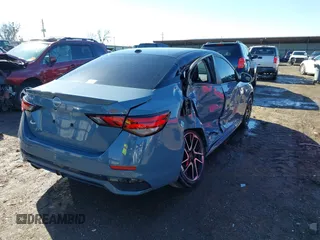 2024 Nissan Sentra SR with VIN 3N1AB8DV6RY207470, listed as a IAAI auction lot 41486139 with 13,835 mi miles and . Bid and sale history available at DreamBid. Image 4.