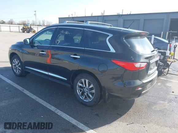 2015 Infiniti QX60 with VIN 5N1AL0MM9FC508107, listed as a IAAI auction lot 41918441 with 141,418 mi miles. Bid and sale history available at carsss.com. Image 3.