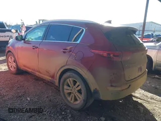 2017 Kia Sportage LX with VIN KNDPM3AC8H7079644, listed as a IAAI auction lot 41343810 with 112,554 mi miles. Bid and sale history available at carsss.com. Image 3.