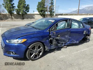2014 Ford Fusion Titanium with VIN 3FA6P0K90ER220690, listed as a Copart auction lot 47137465 with 146,987 mi miles and Salvage title. Bid and sale history available at DreamBid. Image 1.