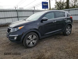 2016 Kia Sportage EX with VIN KNDPCCAC1G7832710, listed as a Copart auction lot 49267235 with 105,998 mi miles and Salvage Title. Bid and sale history available at carsss.com. Image 1.