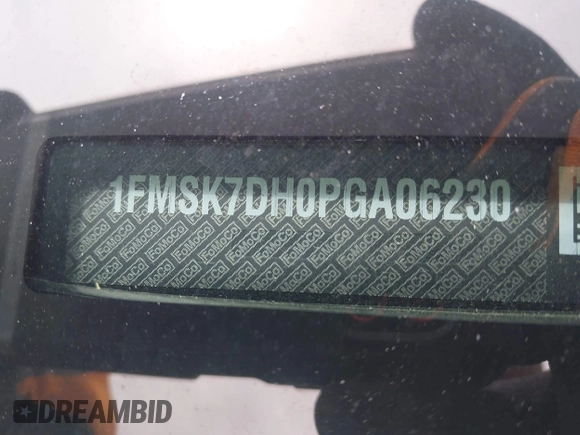 2023 Ford Explorer XLT с VIN 1FMSK7DH0PGA06230, выставлен на аукционе IAAI как лот 42460480 с пробегом 54 848 миль миль и . История ставок и продаж доступна на DreamBid. Изображение 9.