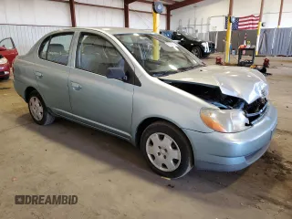 2000 Toyota ECHO with VIN JTDBT1231Y0088548, listed as a Copart auction lot 75039254 with 134,318 mi miles and Salvage Title. Bid and sale history available at carsss.com. Image 4.