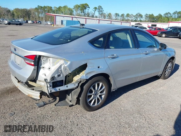 2017 Ford Fusion S with VIN 3FA6P0G76HR236209, listed as a IAAI auction lot 41799261 with 183,059 mi miles. Bid and sale history available at carsss.com. Image 4.