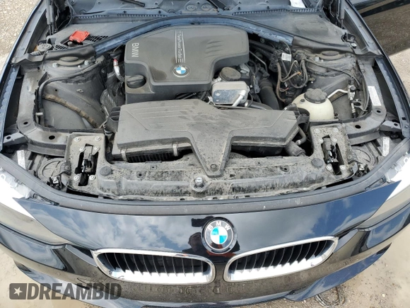 2014 BMW 3 Series 320i with VIN WBA3B1C56EK131723, listed as a Copart auction lot 54686025 with 95,105 mi miles and Salvage title. Bid and sale history available at DreamBid. Image 11.