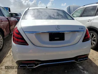 2019 Mercedes-Benz S-Class AMG S 63 with VIN WDDUG8JB8KA452857, listed as a Copart auction lot 76761004 with 28,389 mi miles and Non Repairable. Bid and sale history available at carsss.com. Image 6.