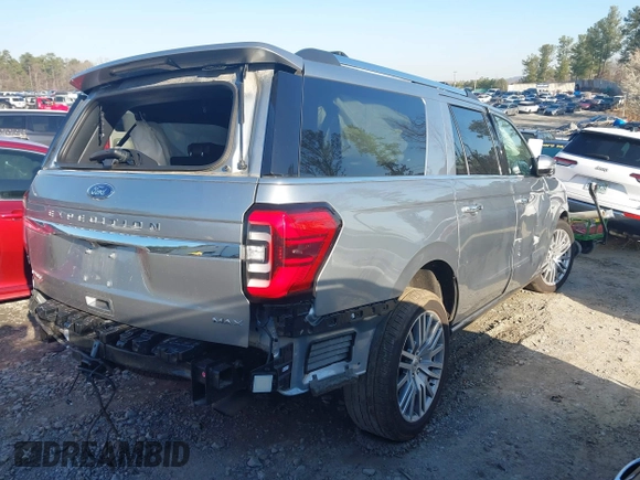 2024 Ford Expedition Max Limited with VIN 1FMJK2A89REA38160, listed as a IAAI auction lot 41769186 with 29,783 mi miles and . Bid and sale history available at DreamBid. Image 4.