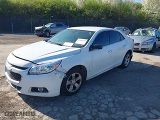 2013 Chevrolet Malibu LS with VIN 1G11B5SA1DF301048, listed as a IAAI auction lot 41983429 with 110,000 mi miles. Bid and sale history available at carsss.com. Image 2.