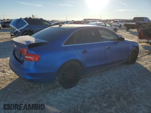 2014 Audi A4 Premium Plus with VIN WAUEFAFL0EN022213, listed as a Copart auction lot 82697664 with 137,963 mi miles and Salvage Title. Bid and sale history available at carsss.com. Image 3.