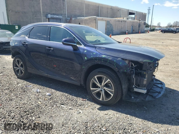 2023 Lexus RX 350h z VIN 2T2BBMCA7PC006100, wystawiony jako Copart lot #50487565 z przebiegiem 21 165 mil mil oraz Szkoda całkowita • Salvage title. Historia ofert i sprzedaży dostępna na DreamBid. Obrazek 4.