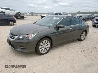 2015 Honda Accord EX-L z VIN 1HGCR2F81FA108417, wystawiony jako Copart lot #57519805 z przebiegiem 114 499 mil mil oraz Szkoda całkowita • Salvage title. Historia ofert i sprzedaży dostępna na DreamBid. Obrazek 1.