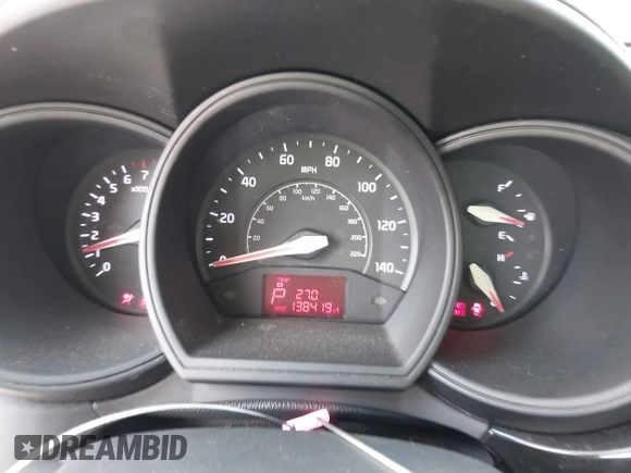 2017 Kia Rio LX with VIN KNADM4A32H6044013, listed as a IAAI auction lot 42063270 with 138,419 mi miles. Bid and sale history available at carsss.com. Image 7.