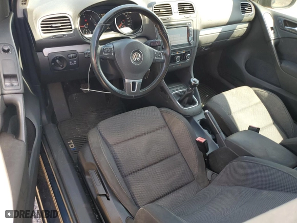 2012 Volkswagen Golf TDI with VIN WVWMM7AJ1CW316241, listed as a Copart auction lot 55804234 with 106,687 mi miles and Clean Title. Bid and sale history available at carsss.com. Image 8.