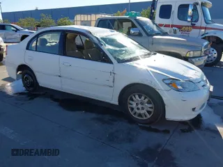2004 Honda Civic LX with VIN 2HGES16574H586644, listed as a IAAI auction lot 40991883 with 199,336 mi miles. Bid and sale history available at carsss.com. Image 1.
