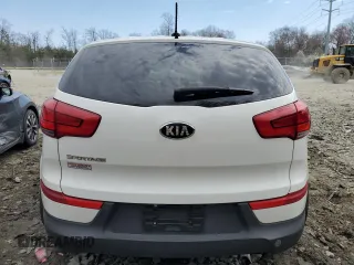 2015 Kia Sportage LX with VIN KNDPBCACXF7682520, listed as a Copart auction lot 51099855 with 202,655 mi miles and Salvage Title. Bid and sale history available at carsss.com. Image 6.