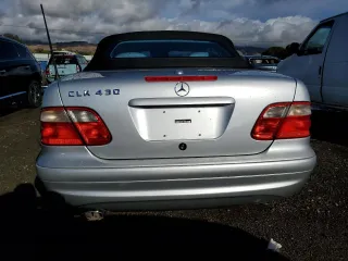 2001 Mercedes-Benz CLK 320/430 with VIN WDBLK70G01T075857, listed as a Copart auction lot 80506854 with 146,542 mi miles and Clean Title. Bid and sale history available at DreamBid. Image 6.