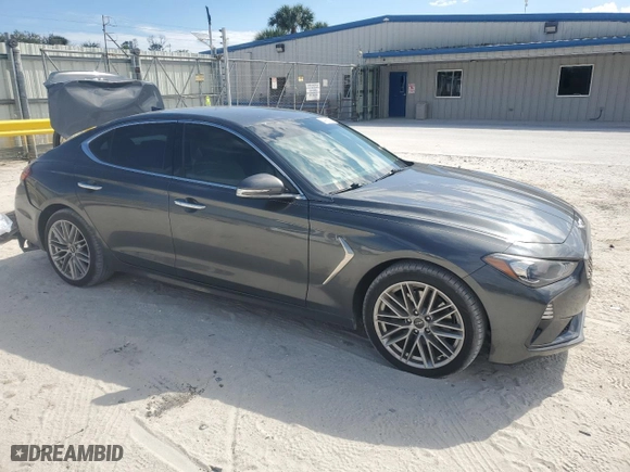 2020 Genesis G70 2.0T with VIN KMTG64LA4LU056255, listed as a Copart auction lot 49389505 with 71,720 mi miles and Non Repairable. Bid and sale history available at carsss.com. Image 4.