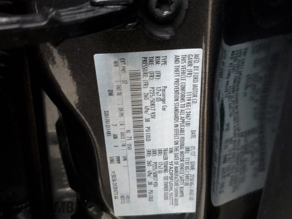 2017 Ford C-Max Energi Titanium with VIN 1FADP5FU0HL103777, listed as a Copart auction lot 41293034 with 84,459 mi miles. Bid and sale history available at carsss.com. Image 13.