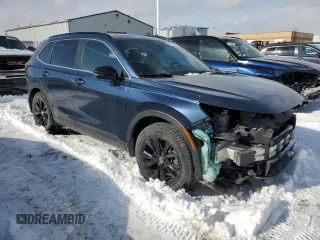 2023 Honda CR-V Sport Touring with VIN 2HKRS6H99PH200038, listed as a Copart auction lot 43218505 with 90,781 mi miles and Clean Title. Bid and sale history available at DreamBid. Image 4.