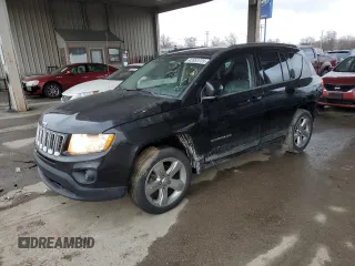 2011 Jeep Compass Limited with VIN 1J4NF5FB0BD176563, listed as a Copart auction lot 43953735 with 163,846 mi miles and Salvage Title. Bid and sale history available at carsss.com. Image 1.