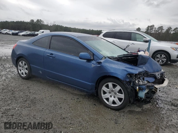 2006 Honda Civic Cpe LX with VIN 2HGFG12666H508721, listed as a Copart auction lot 48489415 with 0 mi miles and Salvage Title. Bid and sale history available at carsss.com. Image 4.