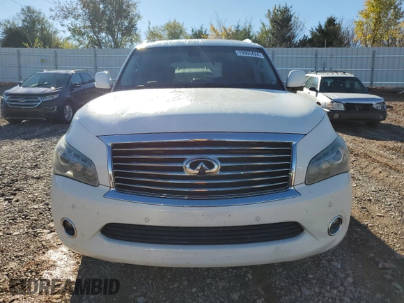 2013 Infiniti QX56 with VIN JN8AZ2NF7D9550174, listed as a Copart auction lot 79905424 with 206,101 mi miles and Salvage Title. Bid and sale history available at carsss.com. Image 5.
