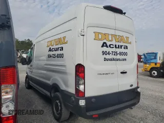 2024 Ford Transit Cargo with VIN 1FTBR1X82RKA84937, listed as a Copart auction lot 43593985 with Not Provided miles and Salvage Title. Bid and sale history available at carsss.com. Image 2.