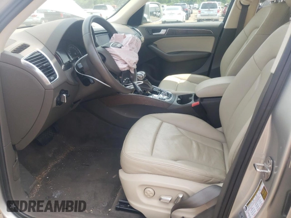 2014 Audi Q5 Premium Plus with VIN WA1LFAFP5EA014039, listed as a Copart auction lot 58669305 with Not provided miles and Salvage title. Bid and sale history available at DreamBid. Image 7.