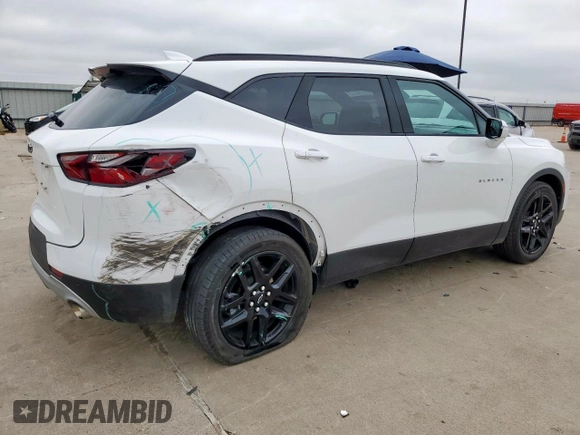 2022 Chevrolet Blazer LT with VIN 3GNKBDRS0NS175435, listed as a Copart auction lot 59018815 with 33,911 mi miles and Salvage title. Bid and sale history available at DreamBid. Image 3.