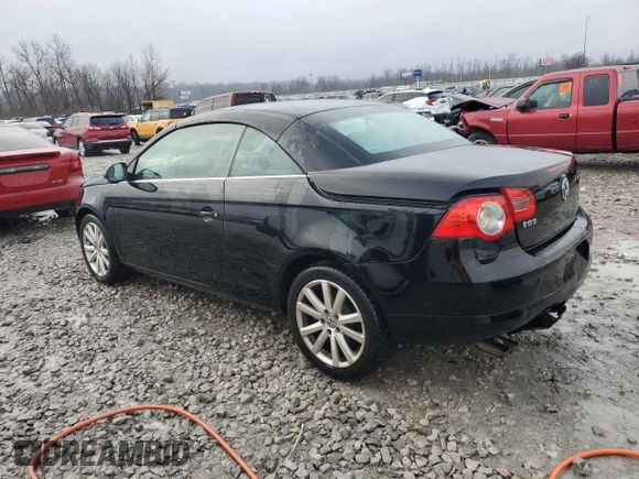 2007 Volkswagen Eos 2.0T with VIN WVWFA71F77V040141, listed as a Copart auction lot 85466314 with 96,520 mi miles and Salvage Title. Bid and sale history available at DreamBid. Image 2.