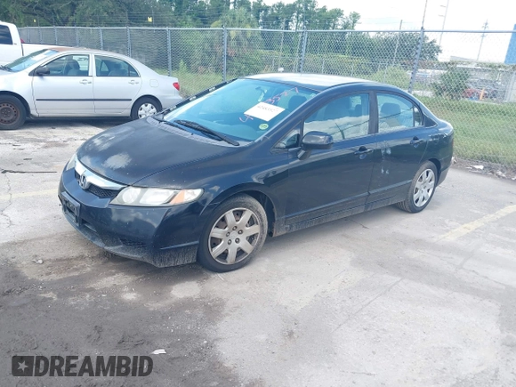 2009 Honda Civic LX z VIN 1HGFA165X9L011651, wystawiony jako IAAI lot #42483527 z przebiegiem 193 999 mil mil oraz . Historia ofert i sprzedaży dostępna na DreamBid. Obrazek 2.