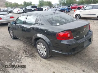 2014 Dodge Avenger SE with VIN 1C3CDZAB0EN183050, listed as a IAAI auction lot 42109104 with 108,732 mi miles. Bid and sale history available at carsss.com. Image 3.