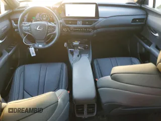 2023 Lexus UX 250h F Sport with VIN JTHR6JBH5P2151069, listed as a Copart auction lot 58382515 with 23,114 mi miles and Salvage title. Bid and sale history available at DreamBid. Image 8.