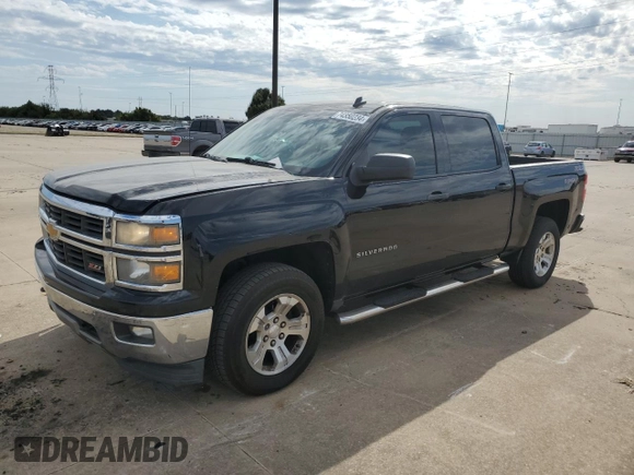2014 Chevrolet Silverado 1500 LT with VIN 3GCUKRECXEG131197, listed as a Copart auction lot 74350234 with 143,376 mi miles and Salvage Title. Bid and sale history available at DreamBid. Image 1.