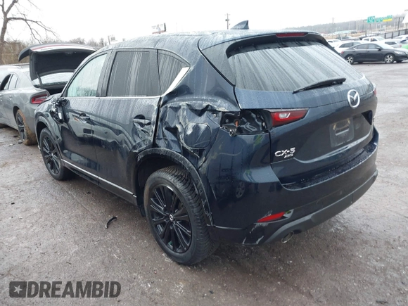 2022 Mazda CX-5 2.5 Turbo with VIN JM3KFBAY8N0635618, listed as a IAAI auction lot 41199038 with Not Provided miles and . Bid and sale history available at carsss.com. Image 3.
