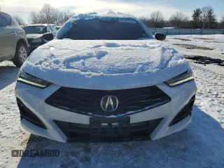 2024 Acura TLX w/A-Spec Package with VIN 19UUB6F55RA000943, listed as a Copart auction lot 41744435 with 7,726 mi miles and Salvage Title. Bid and sale history available at carsss.com. Image 5.