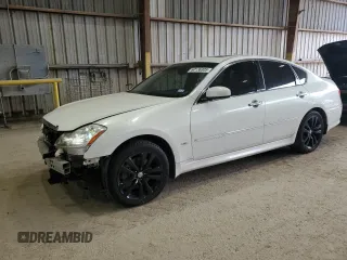 2008 Infiniti M with VIN JNKAY01EX8M604147, listed as a Copart auction lot 60136305 with 167,575 mi miles and Salvage title. Bid and sale history available at DreamBid. Image 1.