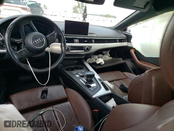 2018 Audi A5 Sportback Premium Plus with VIN WAUENCF58JA030061, listed as a Copart auction lot 46198094 with 130,852 mi miles. Bid and sale history available at carsss.com. Image 8.